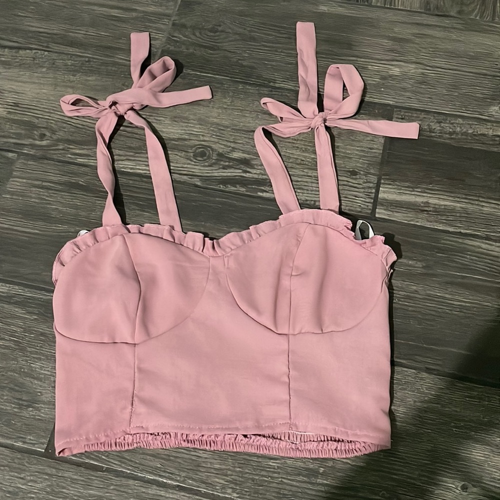 Shein bustier top